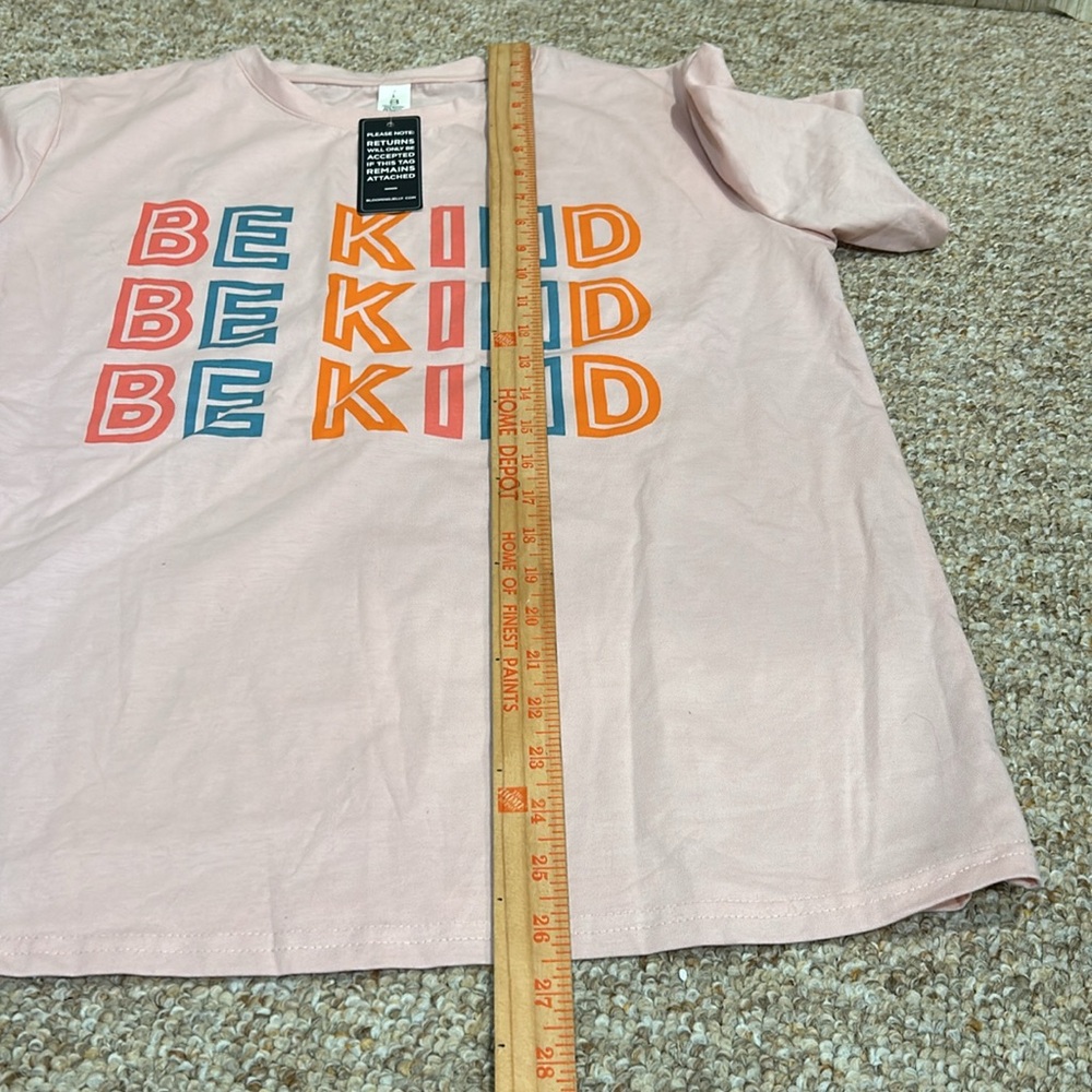 BE KIND Blooming Jelly T-Shirt women’s Large - Picture 3 of 4